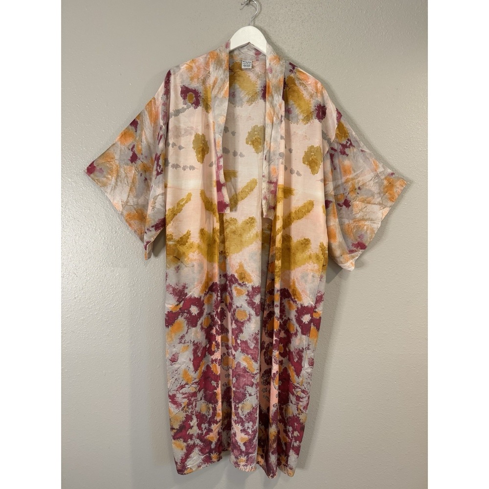 Brooke Webb Anna & Ava‎ Kimono Duster Boho Whimsigoth Abstract Viscose One Size